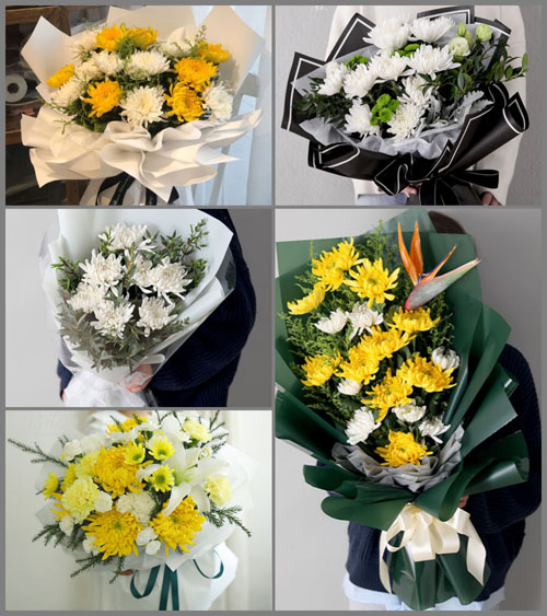 贵州黔南州平塘县克度镇先进村白事花束代送